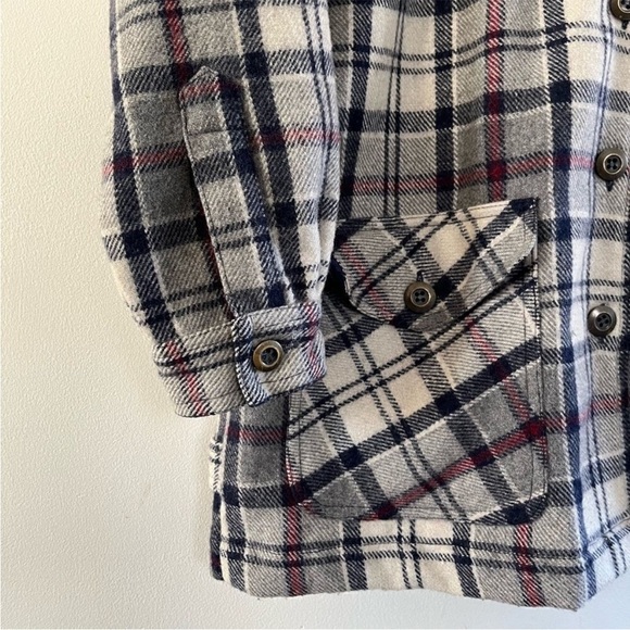 Vintage Erika & Co Wool Blend Check Plaid Lined Jacket - Picture 2 of 8